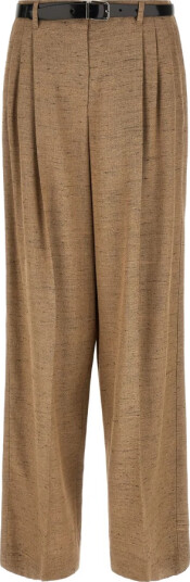 Dolce & Gabbana Dame Bukser Beige S,