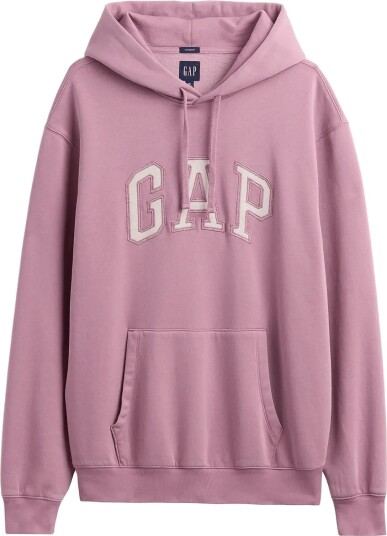 GAP Adult Vintagesoft Arch Logo Hoodie   WISPY MAUVE V2   L