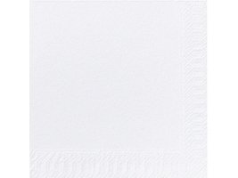 Serviet Duni Finess 3-Lag 33 X 33 Cm Hvit Pakke A 250 Stk.