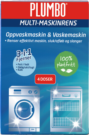 PLUMBO MULTI MASKINRENS 4 POSER PLUMBO MULTI MASKINRENS 4 POSER