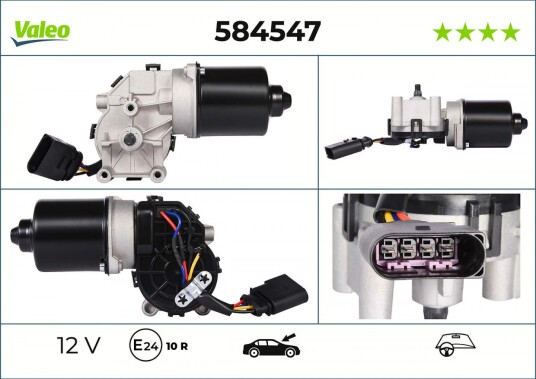 VALEO 584547 Vindusviskermotor