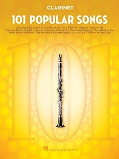 101 Popular Songs  For Clarinet