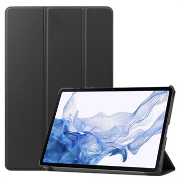 Tri Fold Series Samsung Galaxy Tab S8 Smart Folio etui Svart