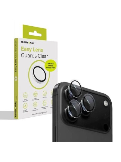 Mobile Origin Easy Lens Guards clear   iPhone 17 Pro / 17 Pro Max