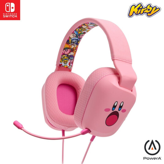 PowerA Kirby Kablet Headset til Nintendo Switch Lys Rosa PowerA Kirby Kablet Headset til Nintendo Switch Lys Rosa