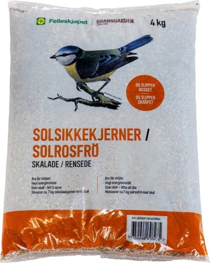 Solsikkekjerner Rensede 4 kg Solsikkekjerner Rensede 4 kg