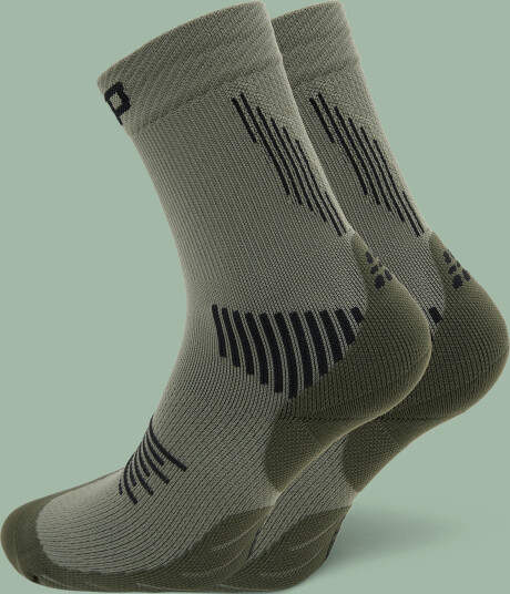 CEP Core Run Socks Mid Cut 5.0   Khaki green   IV