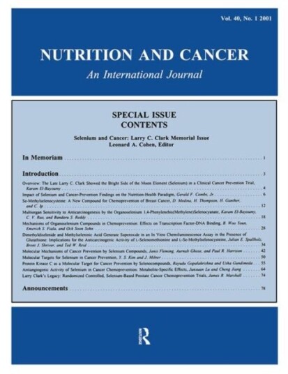 Selenium and Cancer Selenium and Cancer