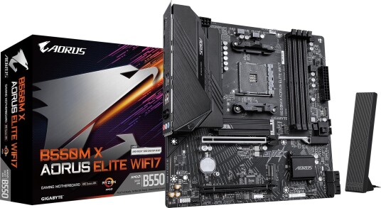 Gigabyte B550M X Aorus Elite WiFi7 B550/AM4/mATX/DDR4