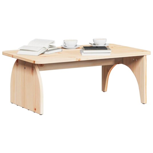 Kaffebord Naturlig 80 x 50 x 31 cm Heltre furu