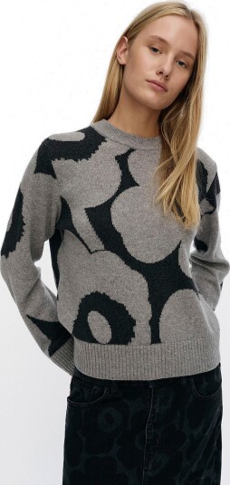 Marimekko Genser Aatto Unikko Grå Marimekko Genser Aatto Unikko Grå