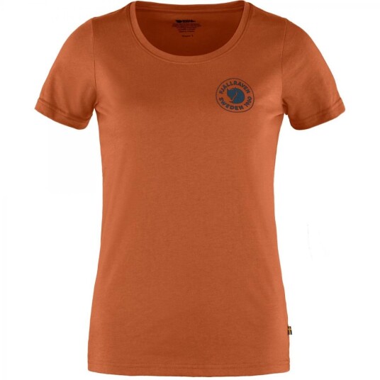Fjellreven 1960 Logo T-shirt W Dame, 243 Terracotta Brown, L