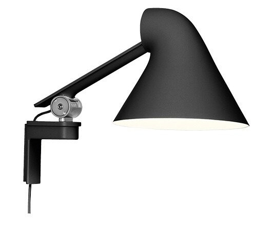 Louis Poulsen NJP kort Vegglampe - svart