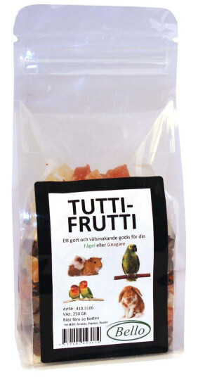 Tuttifrutti Fugl Og Smådyrsnacks Tuttifrutti Fugl Og Smådyrsnacks