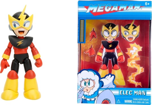 Jada Mega Man Actionfigur Elec Man 11 cm Jada Mega Man Actionfigur Elec Man 11 cm