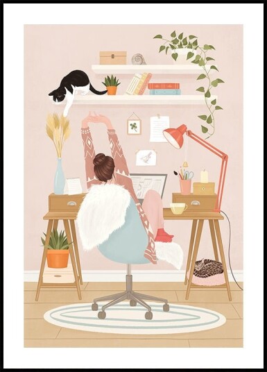 Home office Plakat Plakat / 40x50cm