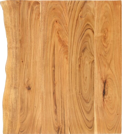 Topplate til baderomsmøbler heltre akasie 80x52x3,8 cm Topplate til baderomsmøbler heltre akasie 80x52x3,8 cm