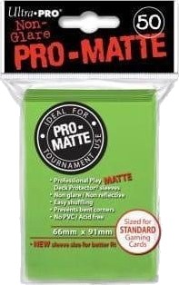 Ultra Pro Ultra Pro Deck Protector Pro Matte Non Glare Lime Green 50 Stk.