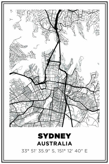 Sydney Kart Veggplakat