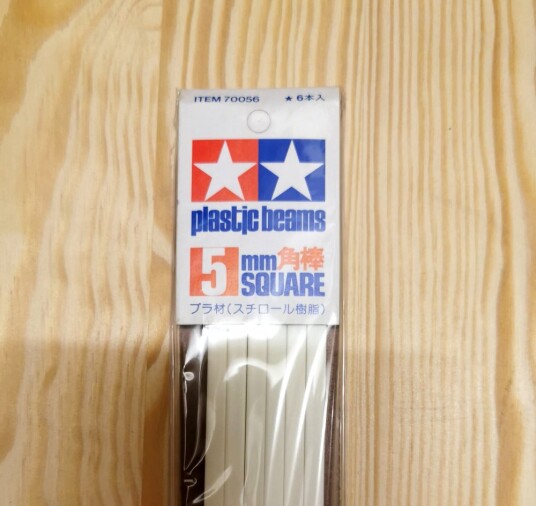 Tamiya 70056 Plastic Beam 5mm Square 6pcs