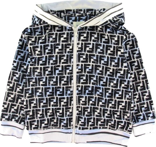 Fendi Cardigan   Lyseblå m. Logo   Fendi   6 år 116   Cardigan Svart