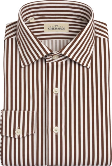 Alessandro Gherardi Herre Skjorter Brun 3XL,
