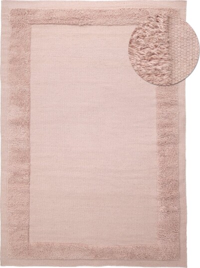 Ullteppe Beja støvet rosa Størrelse: 160 x 230 cm Ullteppe Beja støvet rosa Størrelse: 160 x 230 cm