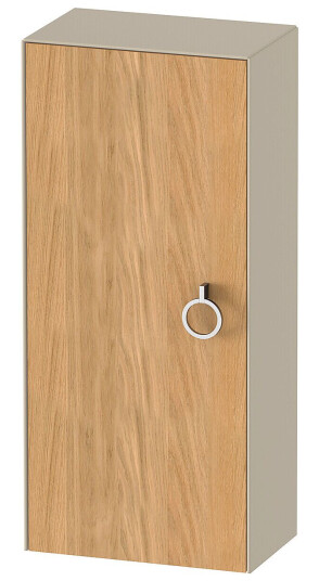 Duravit White Tulip Halvhøyskap 40x24x88 cm Eik/Taupe Høyglans