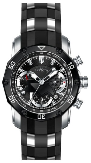 Invicta Herreklokke 22797 Pro Diver Sort/Stål Ø49 mm Invicta Herreklokke 22797 Pro Diver Sort/Stål Ø49 mm