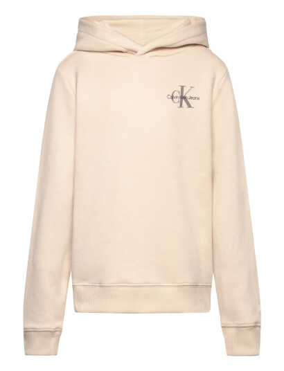 Calvin Klein Small Monogram Hoodie White 128