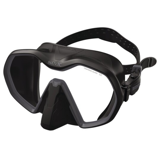 Seac Dykkemaske Icona S/Bl Svart Antracit Seac Dykkemaske Icona S/Bl Svart Antracit