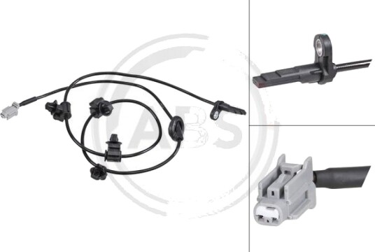 Sensor, ABS A.B.S. 31969 Sensor, ABS A.B.S. 31969