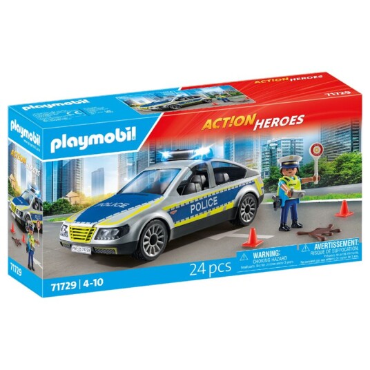 PLAYMOBIL Action Heroes Politiets patruljebil 71729