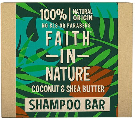 Faith in Nature Shampoo Bar 85 gr Kokos & Sheasmør Faith in Nature Shampoo Bar 85 gr Kokos & Sheasmør
