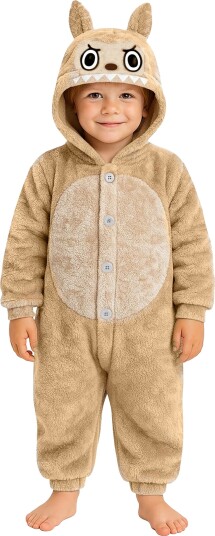 Fiestas Guirca Lulu Monster Beige Onesie Barn Kostyme Large 78782