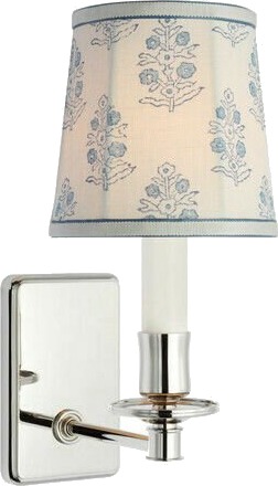 Tara 12" vegglampe nickel/blue aditi