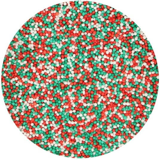 Funcakes Kakestrø Nonpareils Jul 80g 