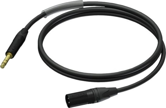 Procab Pra724 Xlr Hankjønn 3.5Mm Hankjønn 1,5 M Svart
