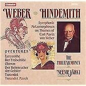MediaTronixs Carl Maria von Weber : Carl Maria von Weber/paul Hindemith - Five Overtures CD Pre-Owned