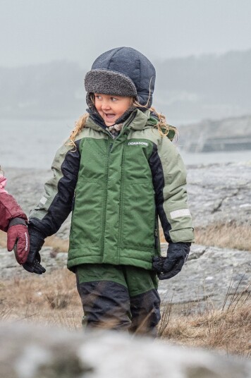 Didriksons Kids' Neptun Jacket 4 Pine Green 100 Didriksons Kids' Neptun Jacket 4 Pine Green 100