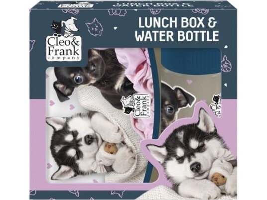 Derfor Matboks + Vannflaske 330Ml Cleo Og Frank 38 Hunder