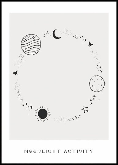 Moonlight Activity No. 4 Plakat Plakat / 70x100cm
