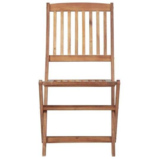 vidaXL Klappstoler 6 stk heltre akasie