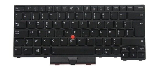 Lenovo Chicony - Brbart tastatur - til utskifting - Belgisk - Svart