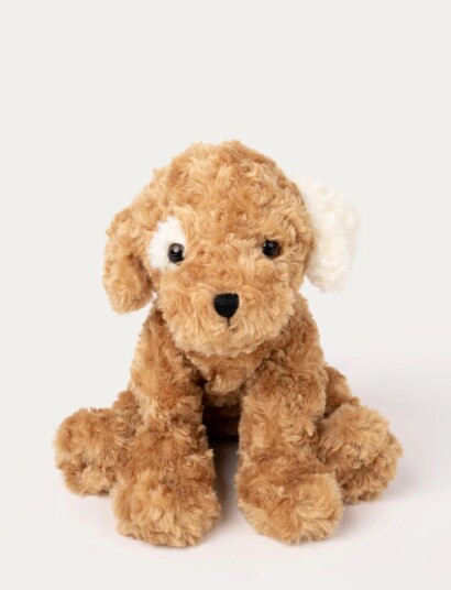 Teddykompaniet Vovve Kosedyr Hund 40 cm Beige