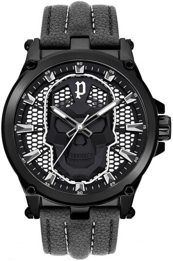 Police Herreklokke PEWJA2108201 Sort/Lær Ø47 mm Police Herreklokke PEWJA2108201 Sort/Lær Ø47 mm