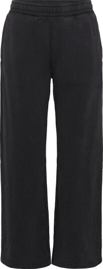 Weekday Stella Straight Fit Sweatpants DARK GREY XS