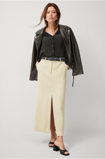 Second Female   Skjørt Fique New Skirt   Brun