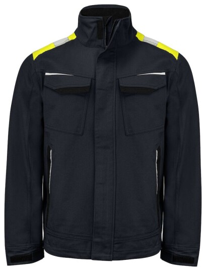 Projob 5437 Jakke Bomull Black/yellow 3XL