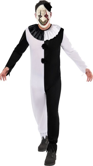 Rubies Costumes Terror Klovn Svart Hvit Kostyme Small 1001698S000 Rubies Costumes Terror Klovn Svart Hvit Kostyme Small 1001698S000